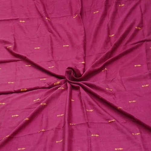 Tissu Sari Indien Rouge - 100% Soie Vintage - 4,6m X 43 Pouces - Artisanal