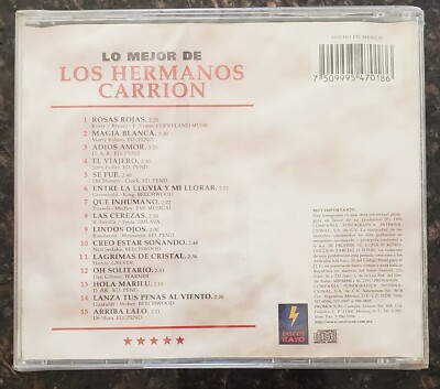 【中古】 Mejor De Los Hermanos Carrion LosHermanosCarrion Lo Mejor de Los Hermanos Carrion rare | eBay