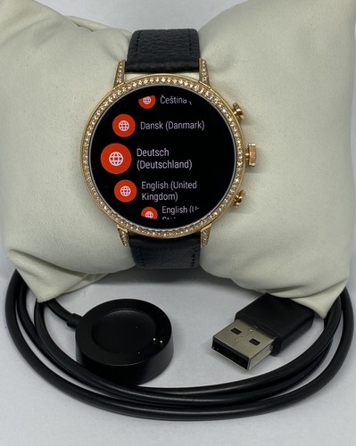 Fossil Gen 4 Authentic Digital Dial Smart Watch Custom Band FTW6012 DC499 - 第 1/12 張圖片