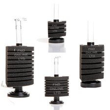 Eckfischtank Aquarium Schwammfilter Bioschaumzucht 4 Größen Babybelüftung 