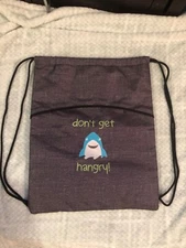 Thirty-One Thermal Cinch Backpack Shark Bag 31 Gifts Summer Kids Lunch Picnic