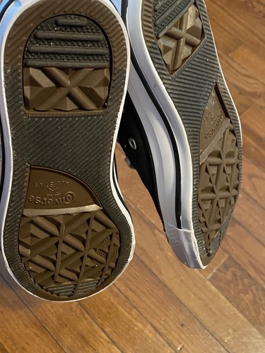CONVERSE Womans All-Star Canvas Sneaker Shoe size 6 NWT Black White low top - Picture 3 of 8