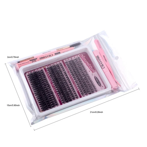 Wimpern Extensions Set Künstliche Wimpern Natürliche DIY Wimpernverlängerung - Bild 9 von 9