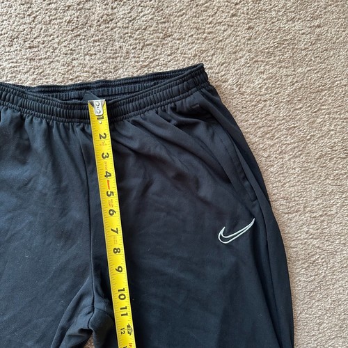 Nike Sweatpants Boys Large 28x29 Tapered Leg Fleece Black Pockets Dri Fit - Picture 8 of 14