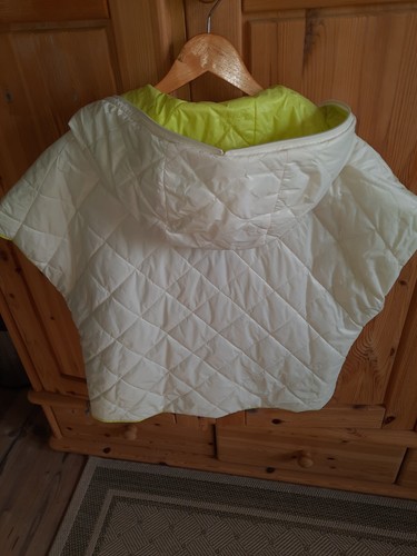 Herrlicher Steppweste, Wendeweste Gr. L, gelb/beige, mit Kapuze - Bild 9 von 11