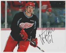 Xavier Ouellet AUTOGRAPHED Detroit Red Wings 8x10 PHOTO SIGNED