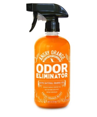 2x Angry Orange 20oz Ready to Use Pet Odor Eliminator Dogs Cats
