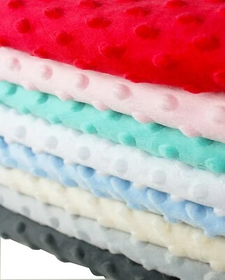 Polyester Meterware Stoff Plüschstoff | MINKY | Flauschiger Kinderstoff Fleece