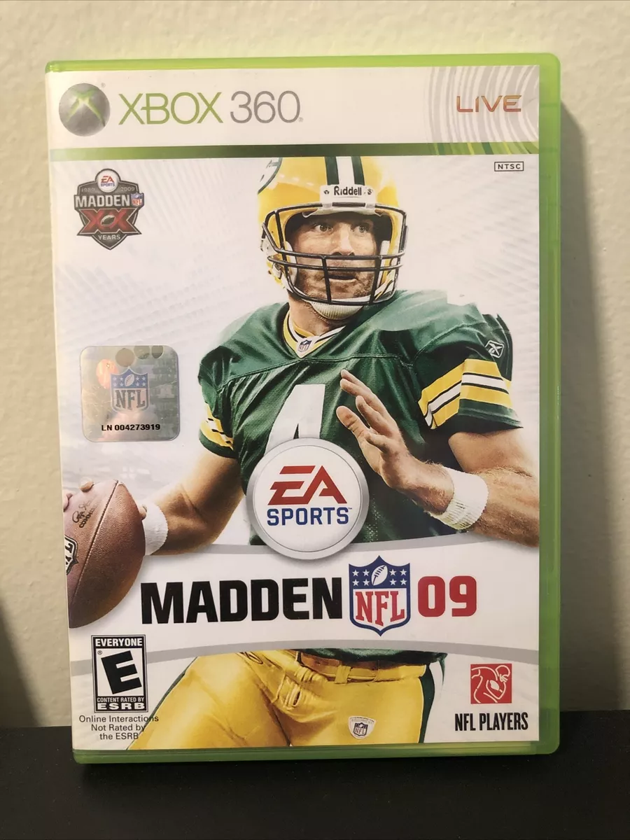 Madden NFL 09 XBox 360 Live Video Game With Manual And Case VG++ eBay