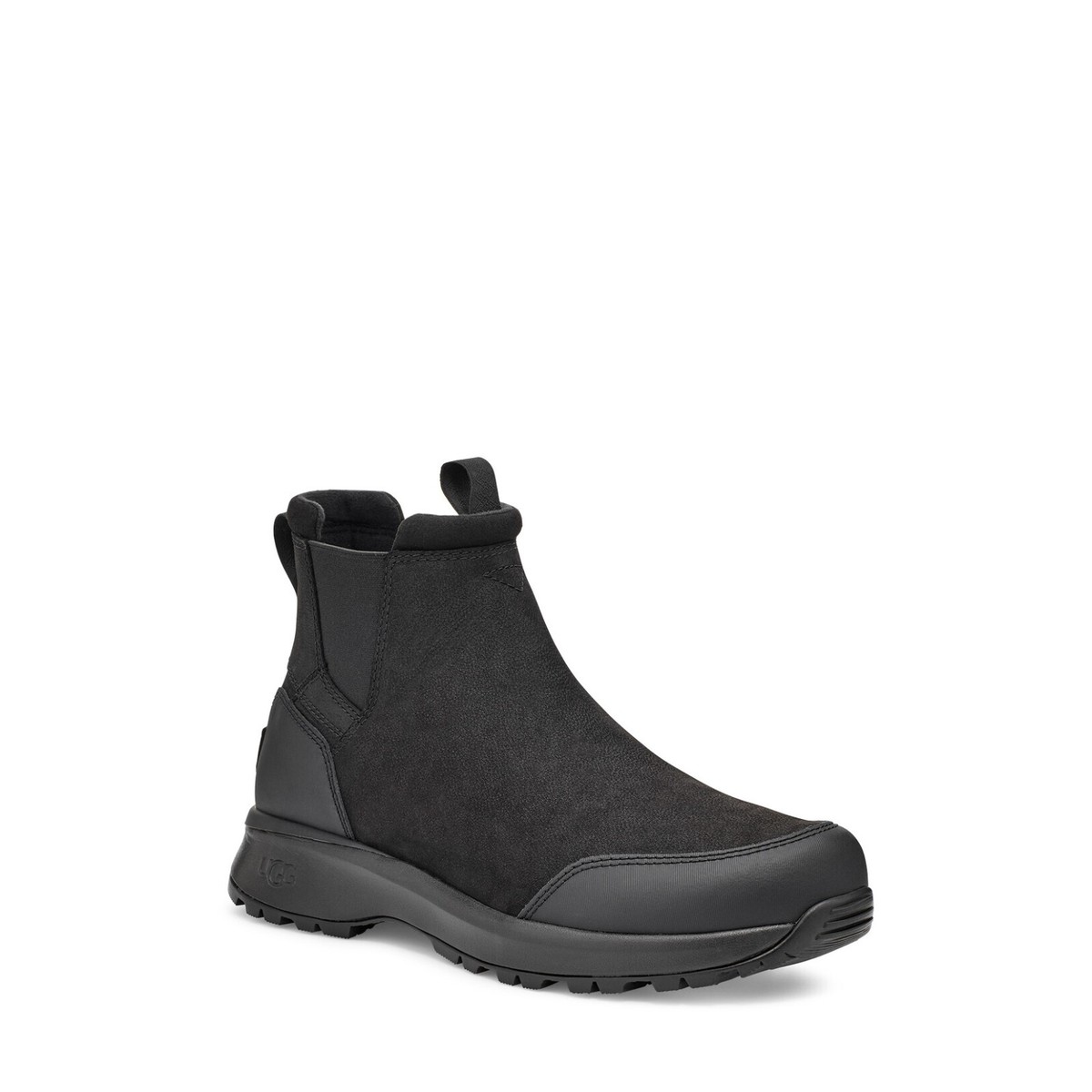 Men\'s Black Emmett Chelsea Size 13 UGG: Black Emmett Chelsea Leather | influenceu main image 2