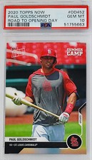 2020 Topps Now Paul Goldschmidt “Road To Opening Day Summer Camp” PSA 10 💎
