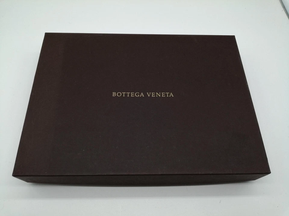 Guantes de cuero Bottega Veneta Intrecciato negros 356650 V5100 en caja Foto 2 de 4