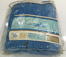 Vtg. Faribo Blanket 100 Pure Wool Twin Sz With Satin Trim 66 X 87 1/2 USA