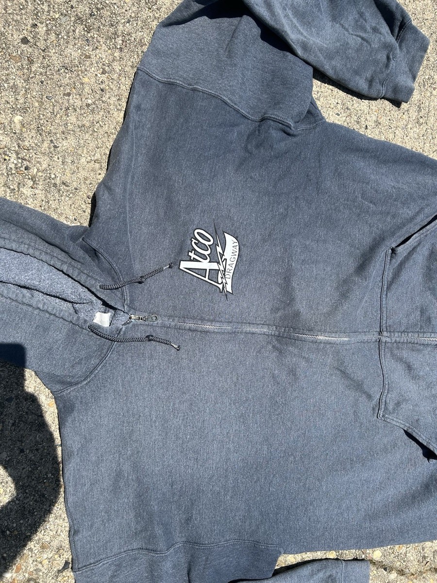 Official Atco Dragway Sweatshirt Hoodies Zip NHR Nationals Dragster Funny Car A View 3