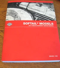 2012 Harley-Davidson Softail Service Manual Fatboy Blackline Heritage Slim XLNT