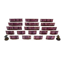 WW2 Ostfront Low Fence - Pre Painted MDF Scenery - Bolt Action Micro Art Studios