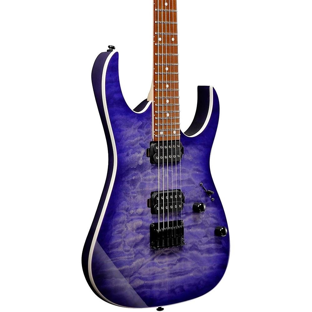 Ibanez RG421QM Quilted Maple Top Electric Guitar Cerulean