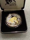 New ListingRare 2008 1 oz .999 Silver Proof Round ~ Alaska Mint Grizzly Bear Gilded