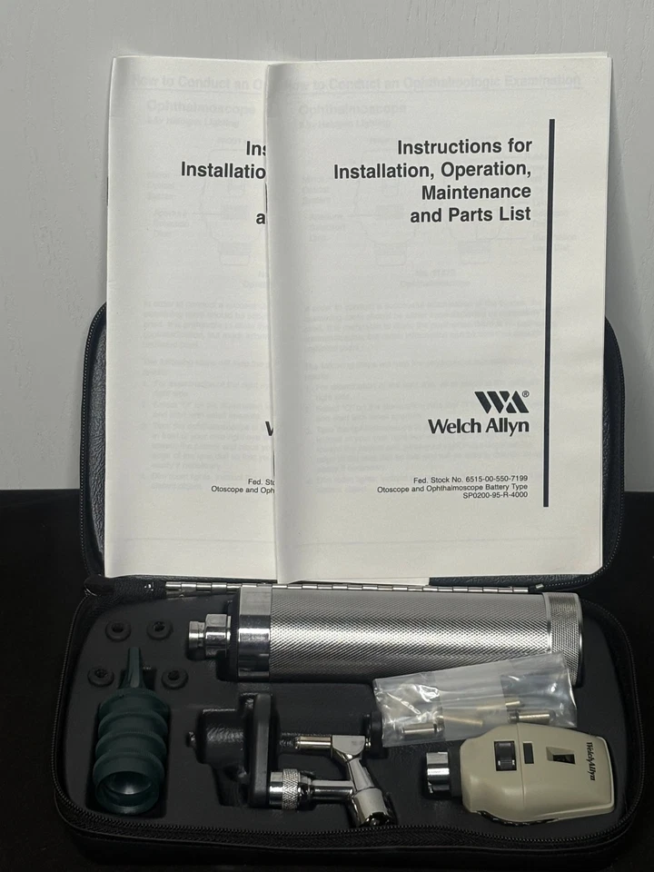 Kit oftalmoscopio otoscopio Welch Allyn MIL 7199 Foto 2 de 3