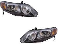 Brock 72jw57s Headlight Assembly Set Fits 2006-2008 Honda Civic Sedan 4dr Brock 72jw57s Headlight Assembly Set Fits 2006-2008 Honda Civic Sedan 4dr