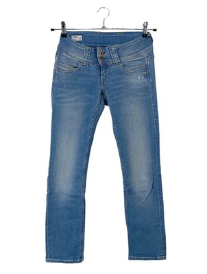 PEPE JEANS Jeans taille basse Dames Jeans T EU 34 bleu style décontracté - Photo 1/4