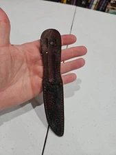 Vintage Leather Sheath for Hunting Knifes Look At Pictures , ROUGH SHAPE