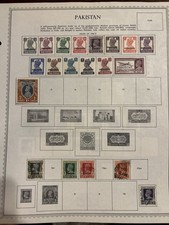 Pakistan Briefmarken 1947-48 Indien Aufdruck Georg VI gebraucht, ungebraucht H