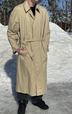 Christian Dior vintage Beige Tan Rain Repellent Trench Coat Men's/womens 40L