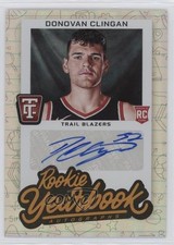 2024 Panini Totally Certified Rookie Yearbook Autgraphs Donovan Clingan Auto 0sc