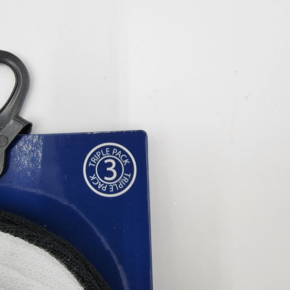 Paquete de 3 calcetines medios de entrenamiento Mizuno Training DryLite (2 blancos/1 negros) talla adulto L Foto 4 de 4