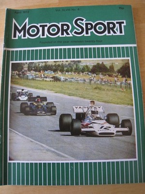 MOTOR SPORT APR 1972 FIAT 124 SPECIAL T FIAT 128 RALLY NEW FORDS ERIC LONGDEN
