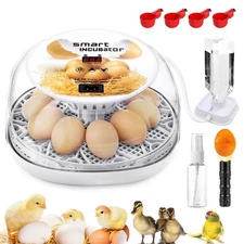 Automatic Egg Incubator with Turner for Chicken, Duck, Goose, Quail, Parrot