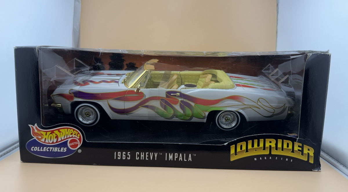 Hot Wheels Collectibles 1965 Chevy Impala Low Rider 1 18 Die