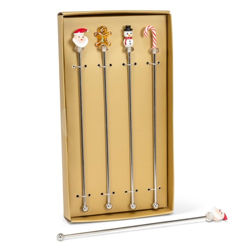 Abbott Collection Holiday Icon Swizzle Stick