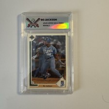 1990 Upper Deck Bo Jackson #454 Royals – Custom Slab Style Display