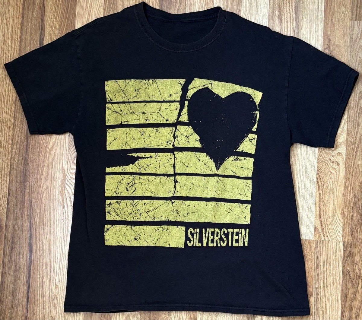 Silverstein Rare Vintage Orig 2000s Myspace Emo Band Black Heart