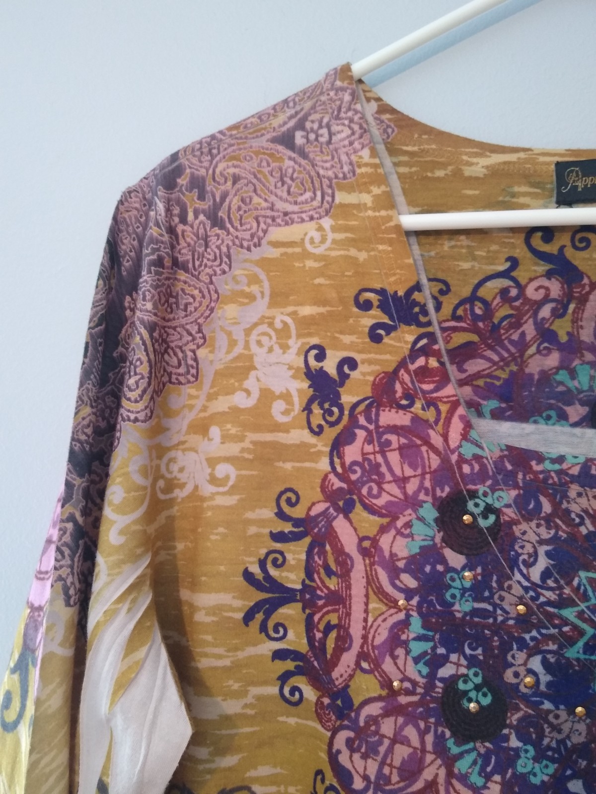 Appropriate Behavior XL Multicolored Paisley Squa… - image 7