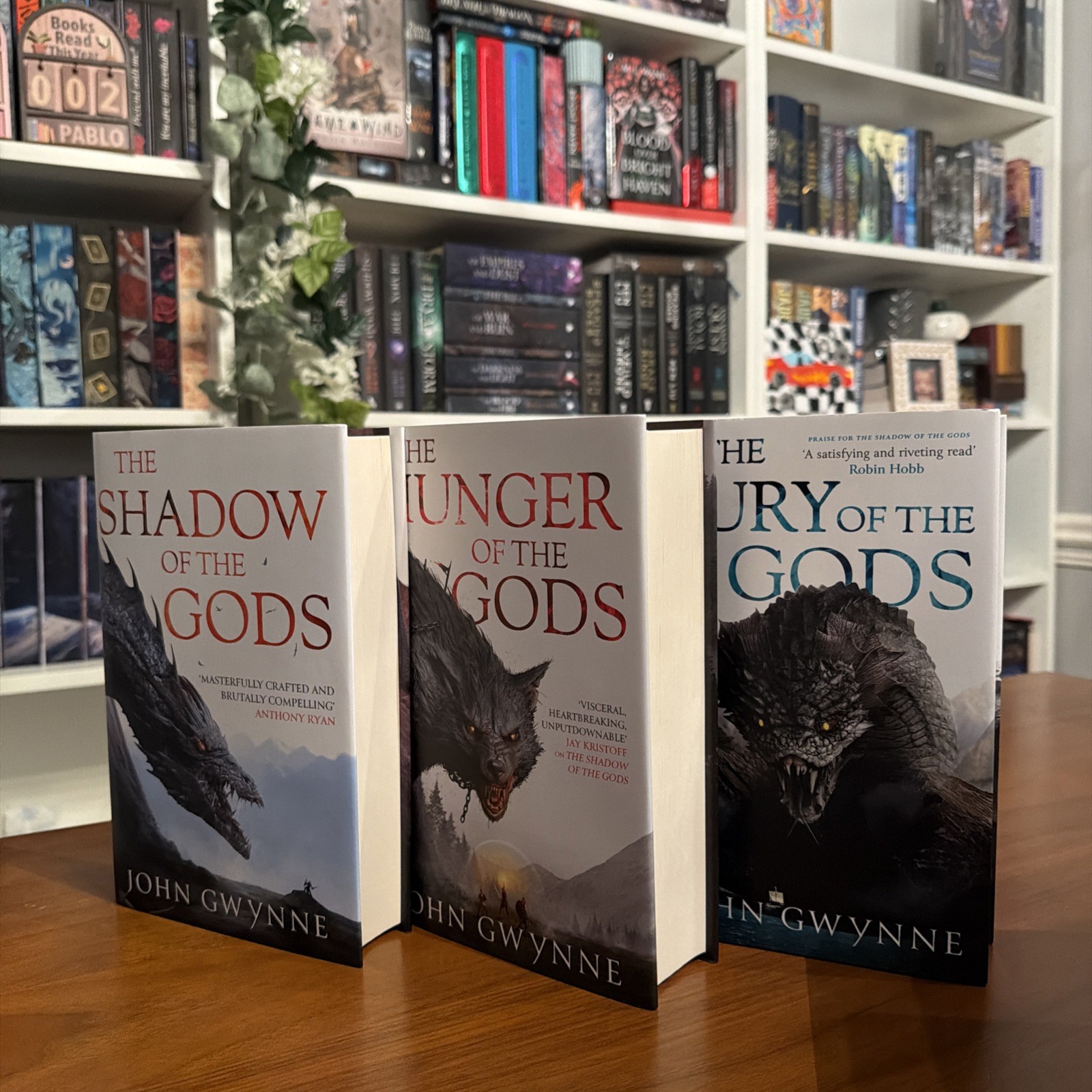 SIGNED The Bloodsworn Saga Trilogy - All 1st Editions 1st Print - John Gwynne