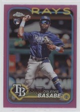 2024 Topps Chrome Pink Refractor Osleivis Basabe #41 0v2a