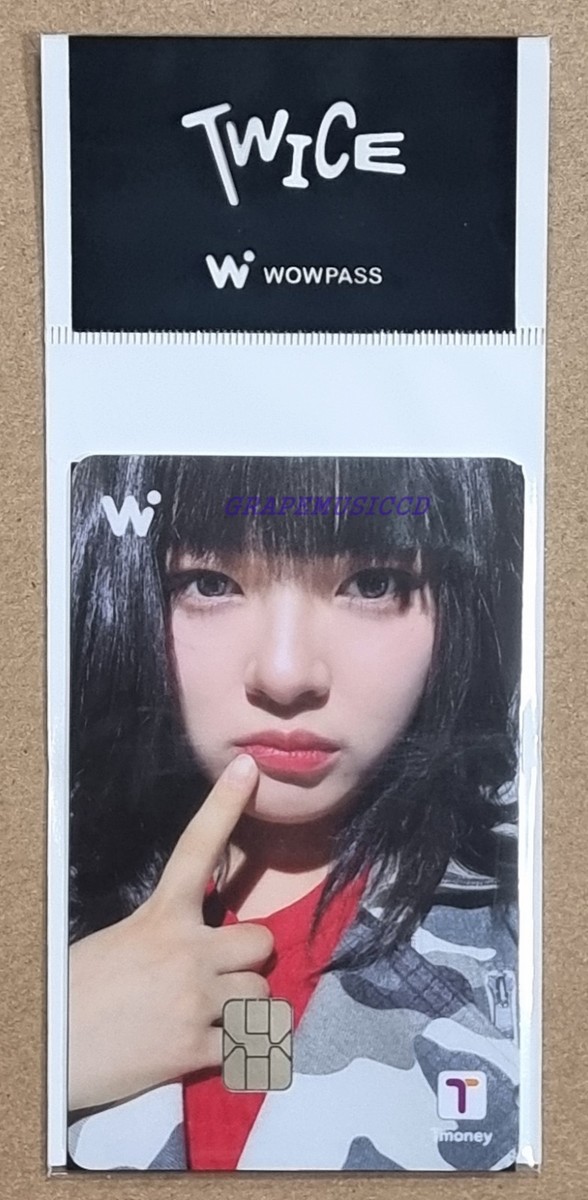 TWICE OFFICIAL MD GOODS 10TH Anniversary WOWPASS WOW PASS CARD