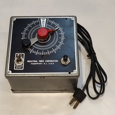 Industrial Timer Corporation Model P-5M Mountable 5 Minute Timer *Not Working 