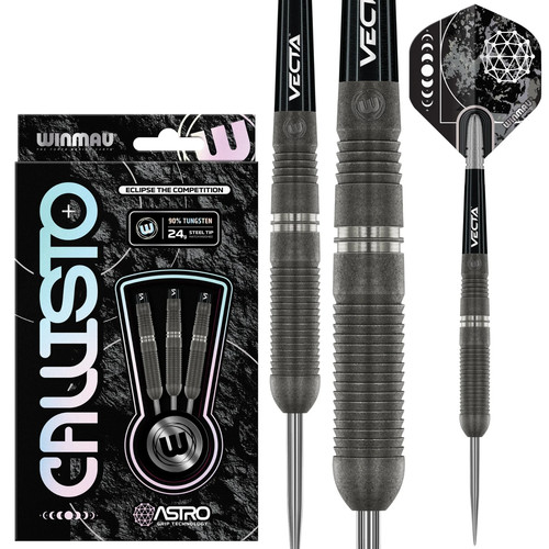 WINMAU CALLISTO 3 90% Tungsten Steel Tip Darts Man Cave Fathers Day Gift - Picture 11 of 25