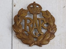 Vintage Military Royal Air Force Cap Badge WW1 era