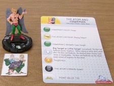  HeroClix DC THE BRAVE AND THE BOLD The Atom and Hawkman 009 with card 