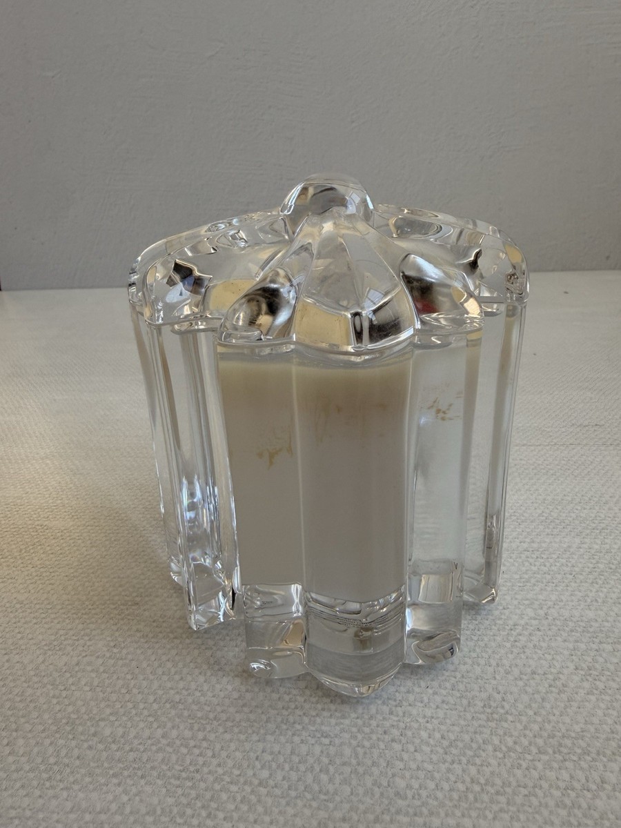 Chrome Hearts Large Orange Blossom Flower Glass Decorative Candle