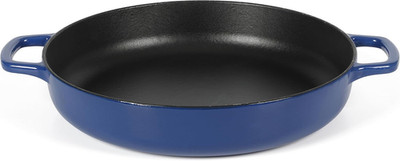 Kitchen Essentials Supper Club 3.75 Quart Enamel Cast Iron All in One Multi-P...