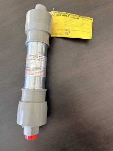 Hydraulic Accumulator 088421010 / MS28700-1 DHC-6 Overhauled, Serviceable Tag