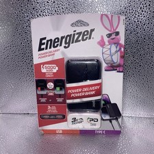 Energizer Power Delivery Power Bank - 5000 mAh Battery Capacity - USB Type-C