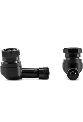"2x Motorcycle Aluminum Angled Tire Valve Stems Black 8.3mm Wheel Air Valve" - Picture 5 of 7