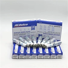 8x Genuine GMC Platinum Spark Plugs 41-962 Sierra Chevy Silverado 19299585